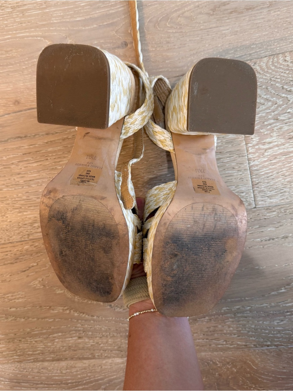 Marc Fisher Platform Block Heel Sandals - Picture 3 of 4
